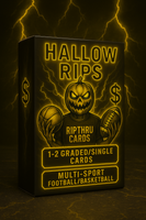 Hallow Rips Multi Sport Pack 1-2 Guaranteed Graded cards per sealed pack, Limited Exclusive only 150 packs made